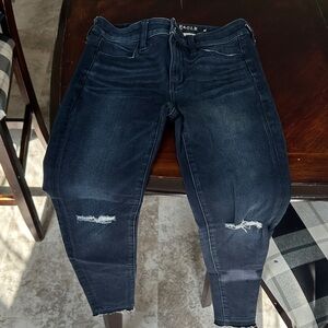 American Eagle Outfitters Dark Blue Skinny Jeans